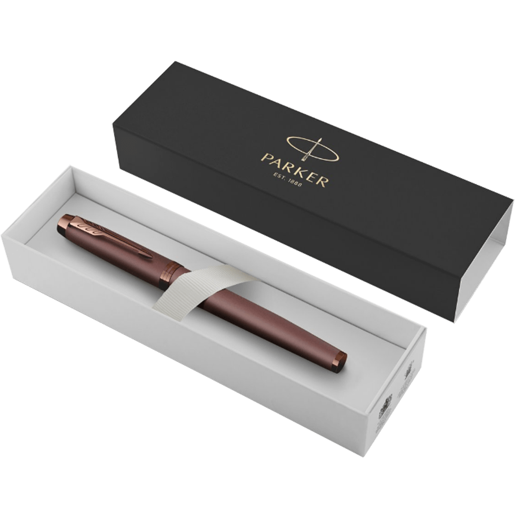 Parker IM Fountain Pen - Monochrome - Burgundy-Pen Boutique Ltd