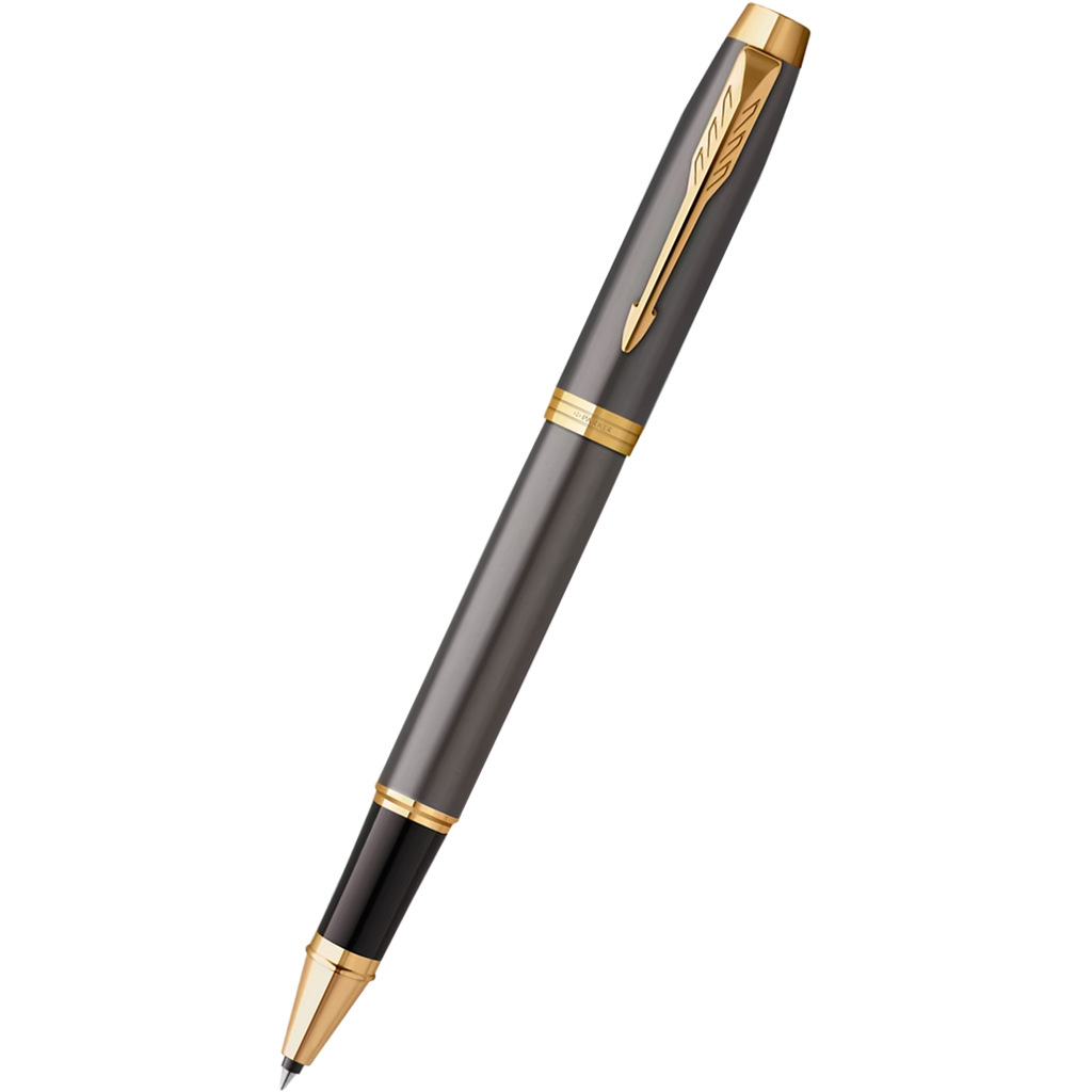 Parker IM Rollerball Pen - Grey - Gold Trim