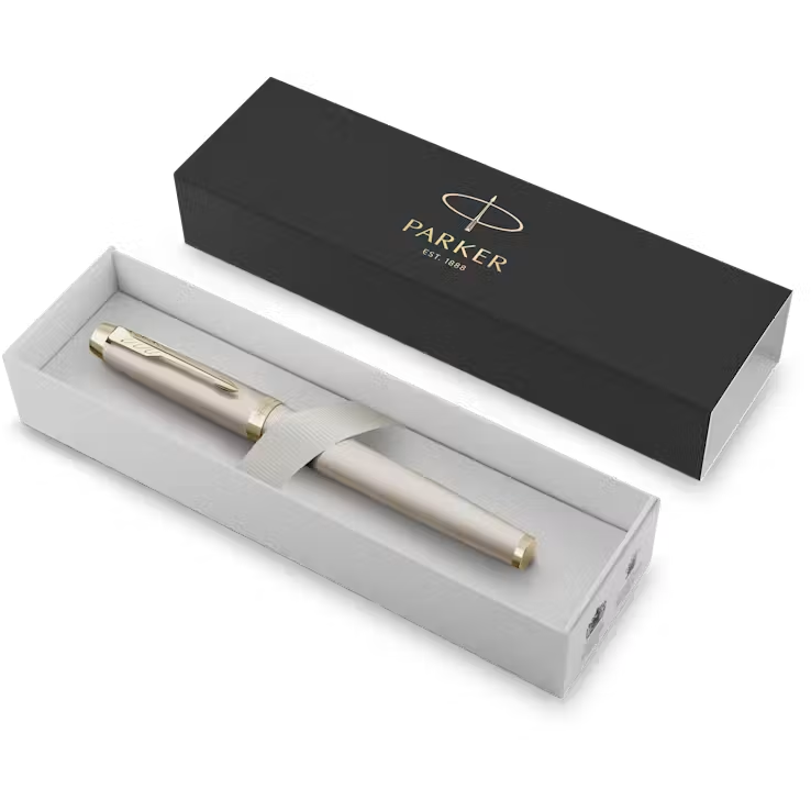 Parker IM Rollerball Pen - Monochrome - Champagne