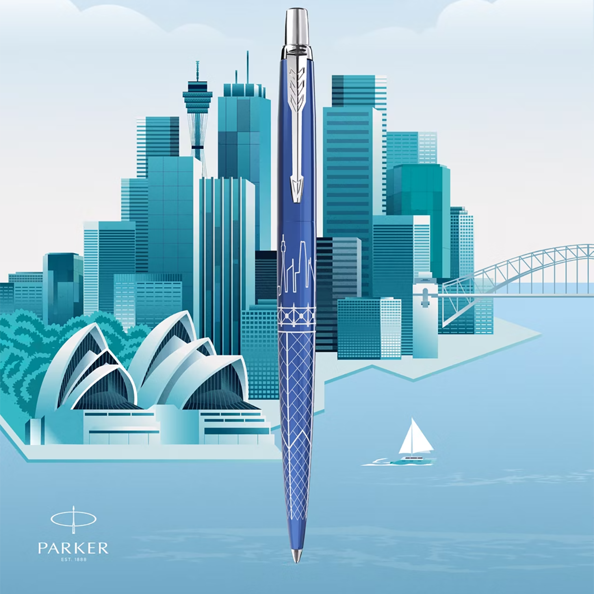 Parker Jotter Ballpoint Pen - Global Icons Sydney (Special Edition)-Pen Boutique Ltd