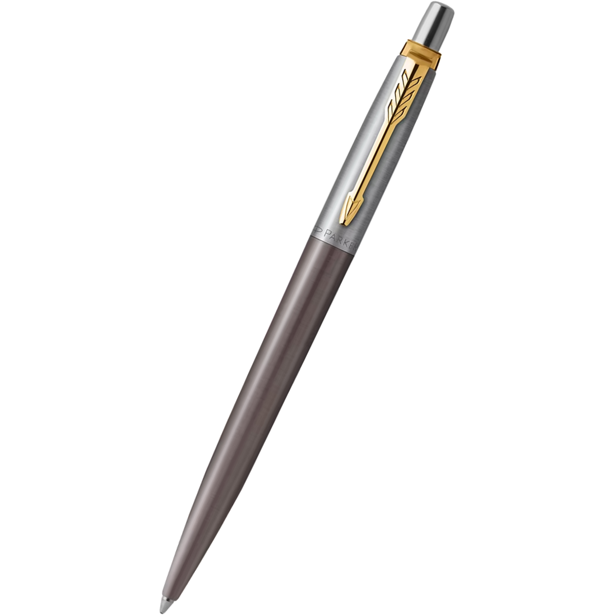 Parker Jotter Ballpoint Pen - Grey - Gold Trim