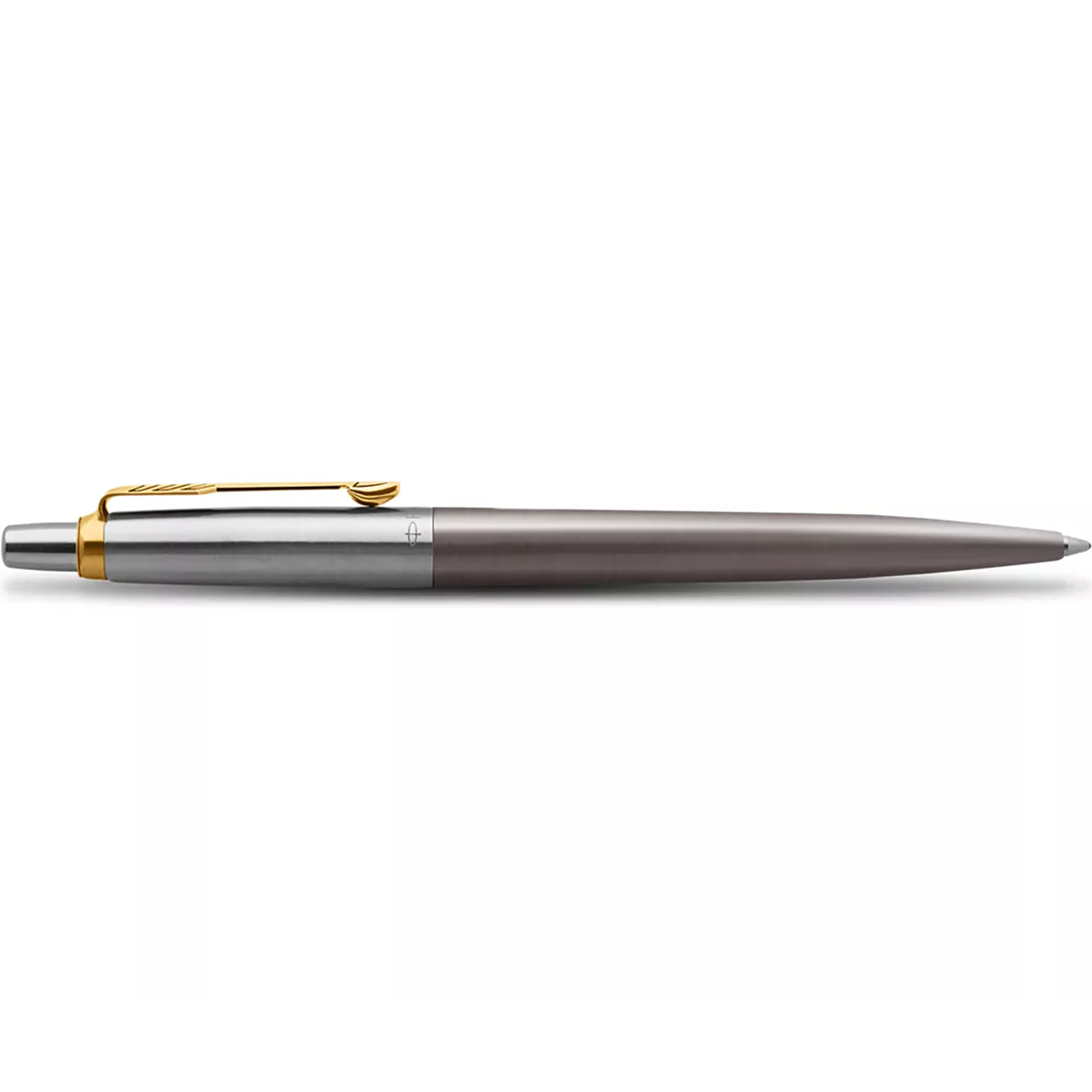 Parker Jotter Ballpoint Pen - Grey - Gold Trim