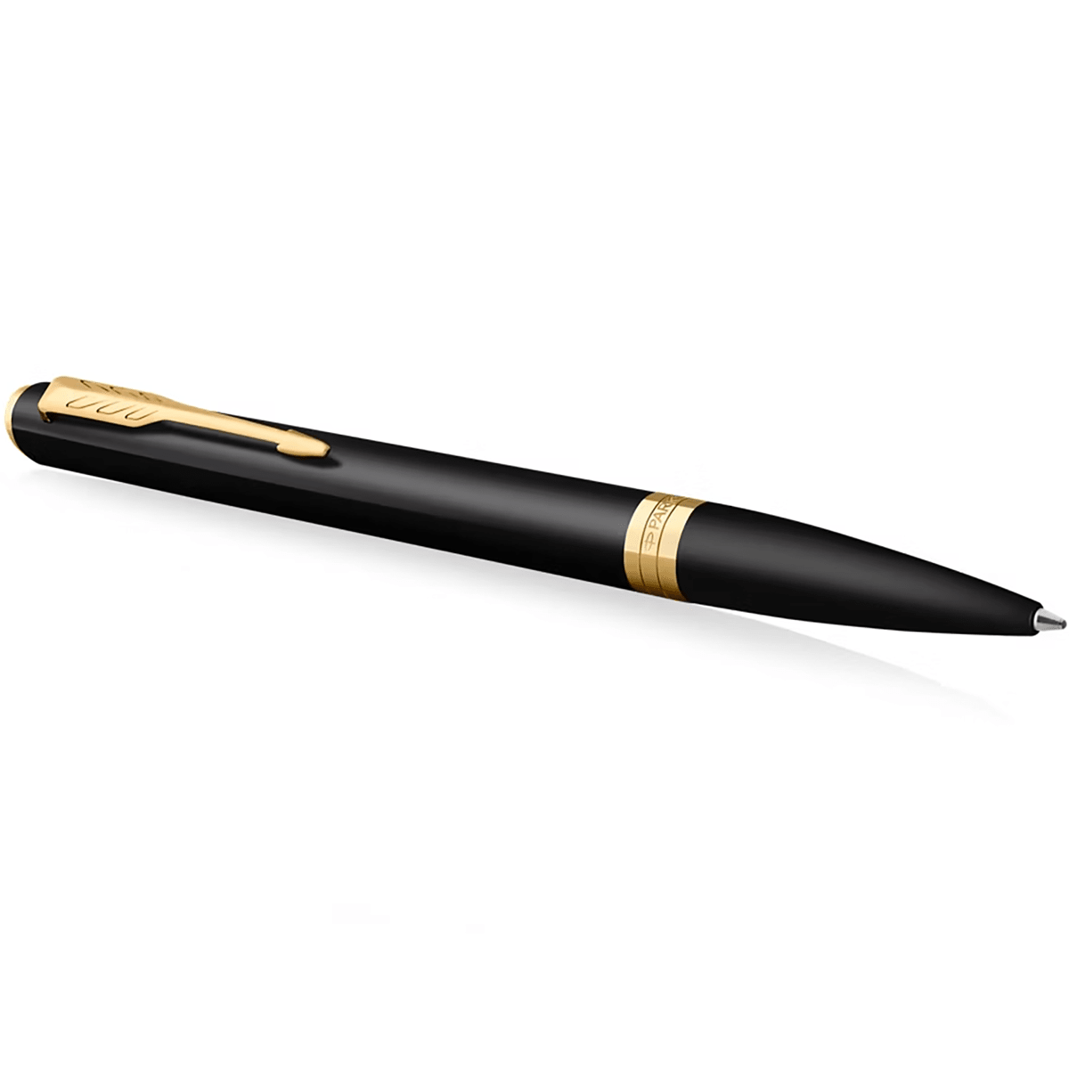 Parker Meridian Ballpoint Pen - Black - Gold Trim - Pen Boutique Ltd