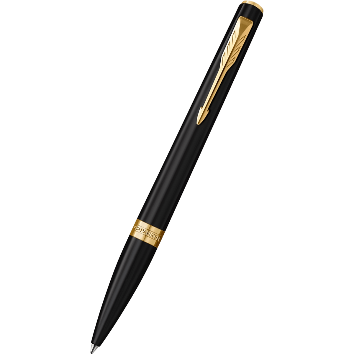 Parker Meridian Ballpoint Pen - Black - Gold Trim - Pen Boutique Ltd