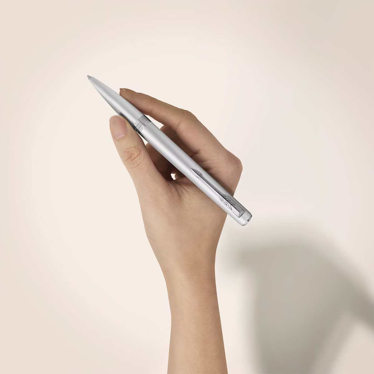 Parker Meridian Ballpoint Pen - Chrome - Chrome Trim