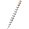 Parker Meridian Ballpoint Pen - Chrome - Gold Trim