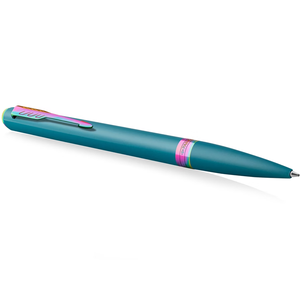 Parker Meridian Ballpoint Pen - Teal - Rainbow Trim