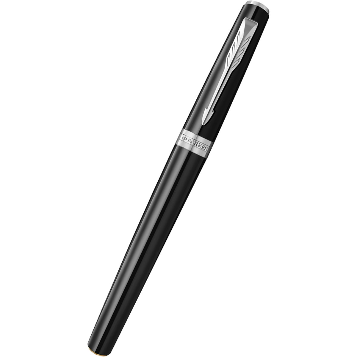 Parker Meridian Fountain Pen - Black - Chrome Trim