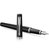 Parker Meridian Fountain Pen - Black - Chrome Trim