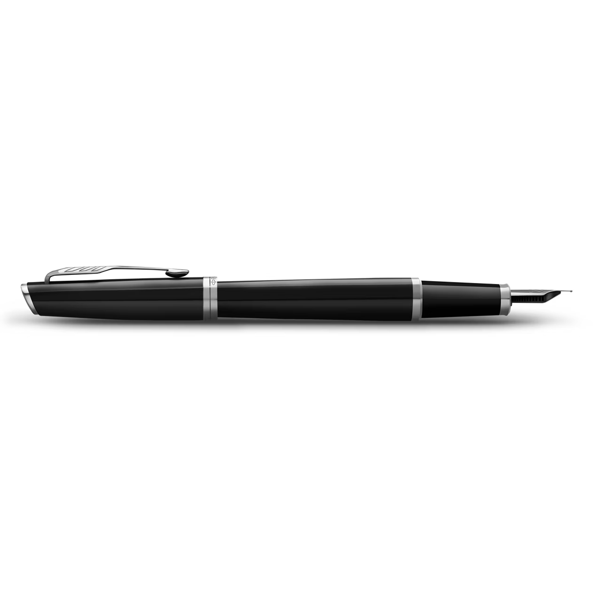 Parker Meridian Fountain Pen - Black - Chrome Trim