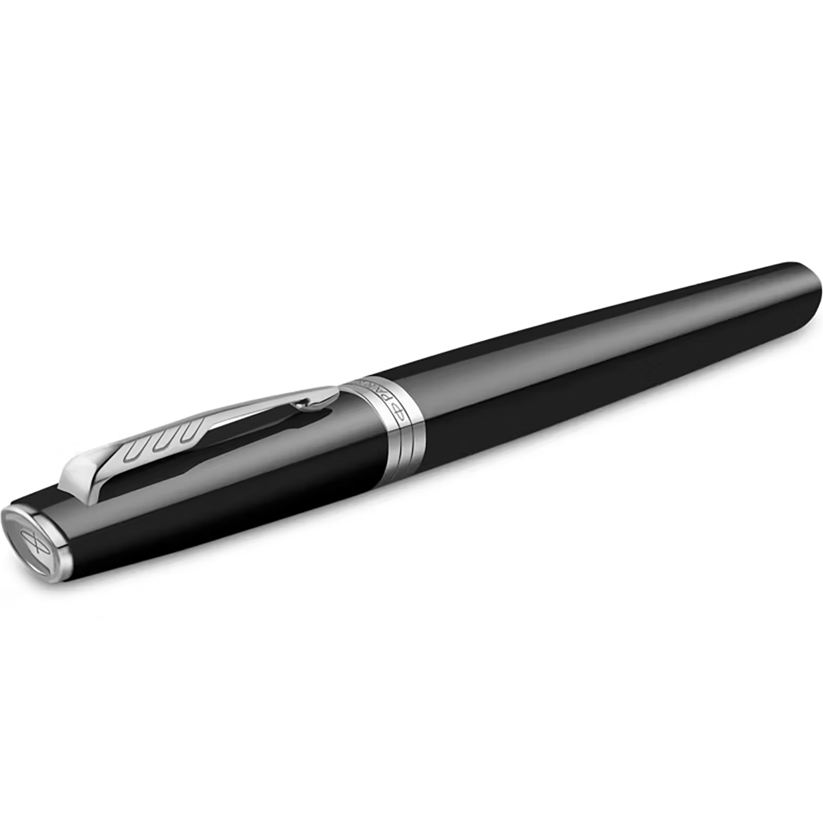 Parker Meridian Fountain Pen - Black - Chrome Trim