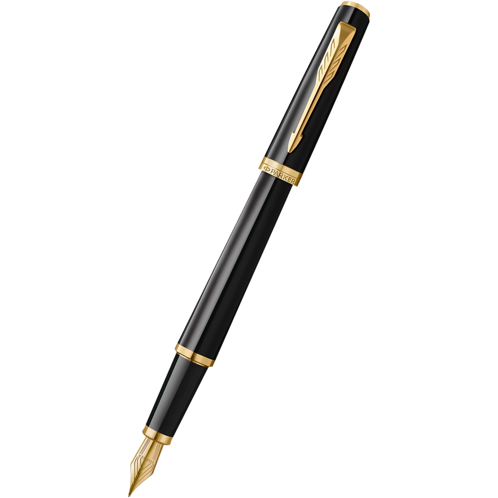 Parker Meridian Fountain Pen - Black - Gold Trim