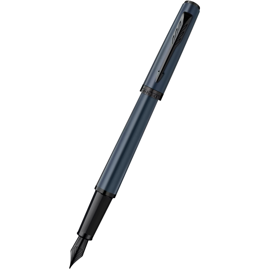 Parker Meridian Fountain Pen - Blue - Black Trim