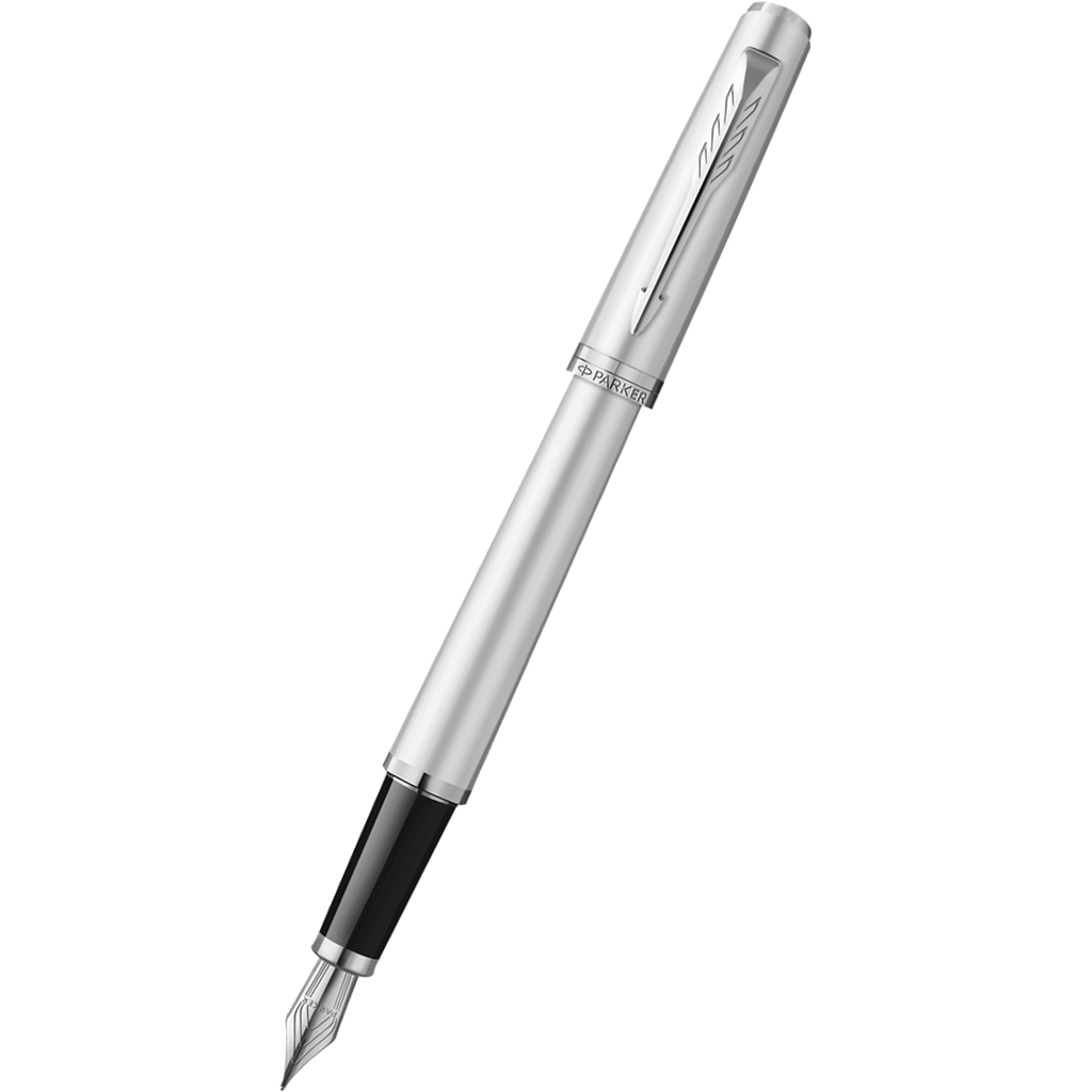 Parker Meridian Fountain Pen - Chrome - Chrome Trim