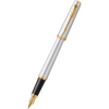 Parker Meridian Fountain Pen - Chrome - Gold Trim