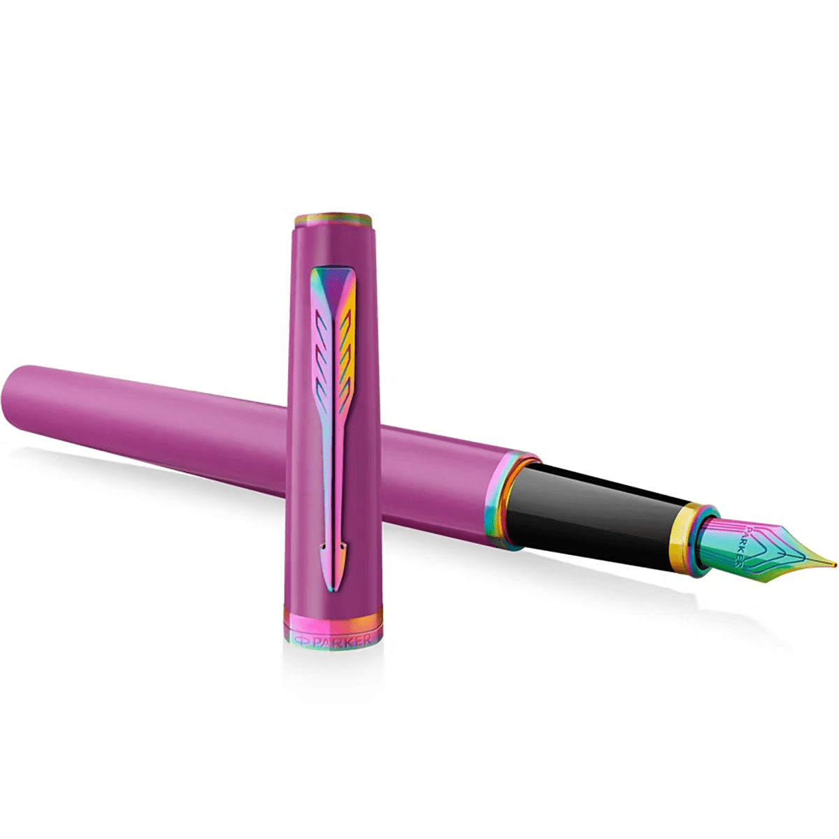 Parker Meridian Fountain Pen - Grape - Rainbow Trim - Pen Boutique Ltd