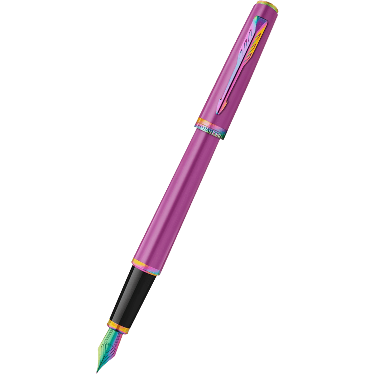 Parker Meridian Fountain Pen - Grape - Rainbow Trim - Pen Boutique Ltd