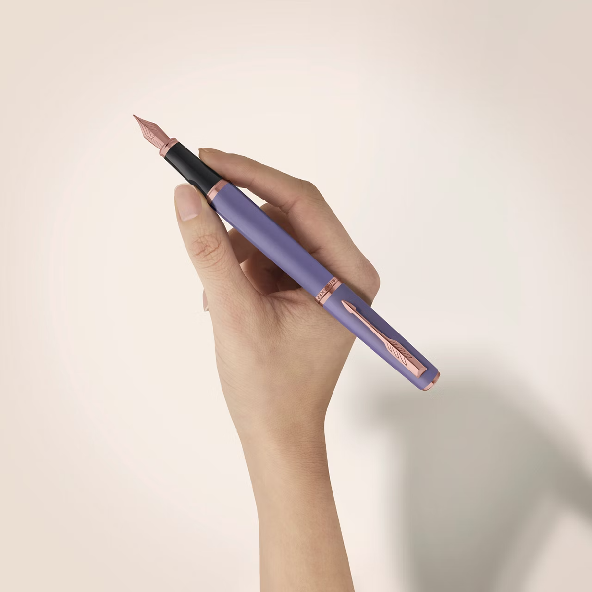 Parker Meridian Fountain Pen - Lilac - Pink Gold Trim