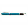 Parker Meridian Fountain Pen - Teal - Rainbow Trim - Pen Boutique Ltd