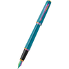 Parker Meridian Fountain Pen - Teal - Rainbow Trim - Pen Boutique Ltd