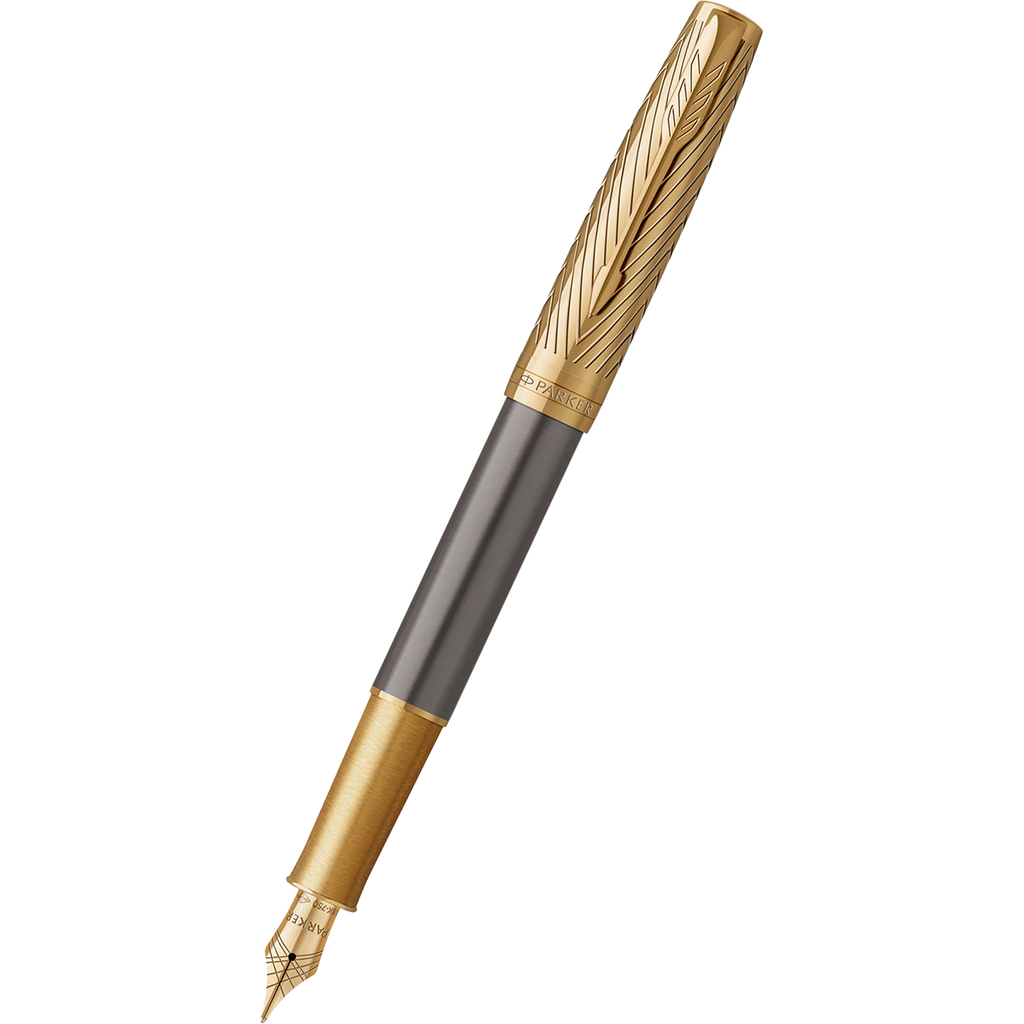 Parker Sonnet Arrow Fountain Pen – Pioneer – 23K Gold-Pen Boutique Ltd