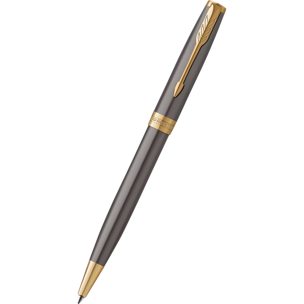 Parker Sonnet Ballpoint Pen - Grey - Gold Trim