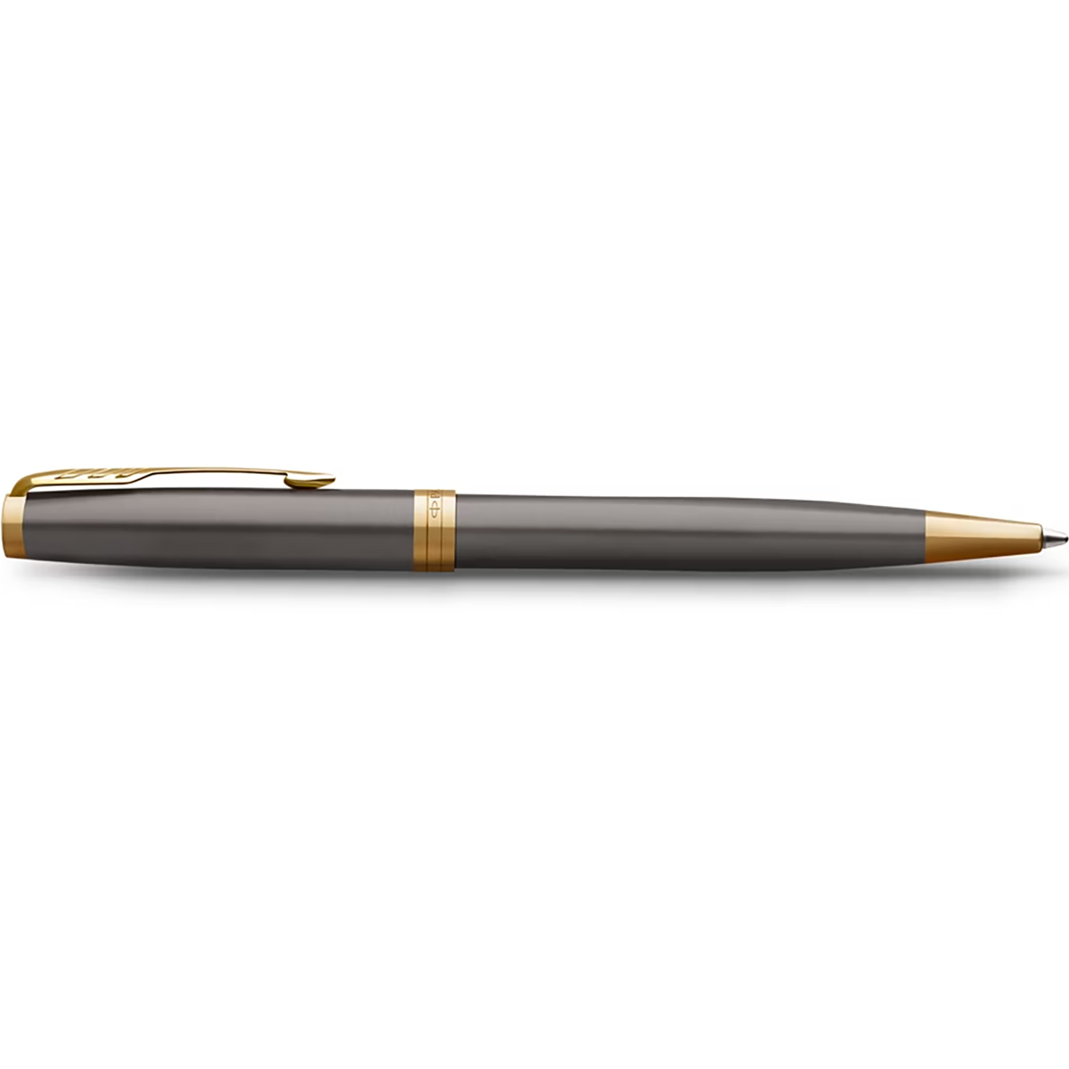 Parker Sonnet Ballpoint Pen - Grey - Gold Trim