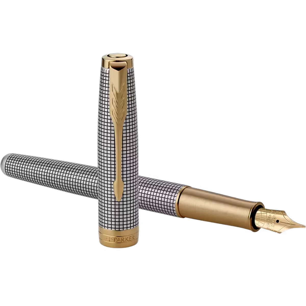 Parker Sonnet Prestige Cisele with Gold Trim Fountain Pen - 18K-Pen Boutique Ltd