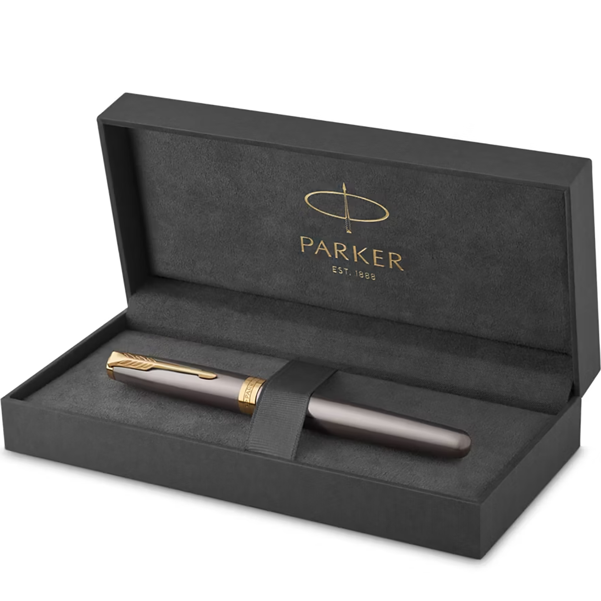 Parker Sonnet Rollerball Pen - Grey - Gold Trim