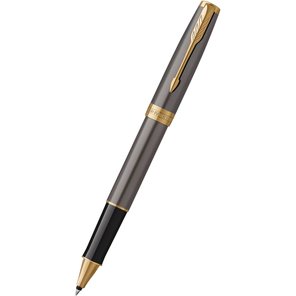 Parker Sonnet Rollerball Pen - Grey - Gold Trim