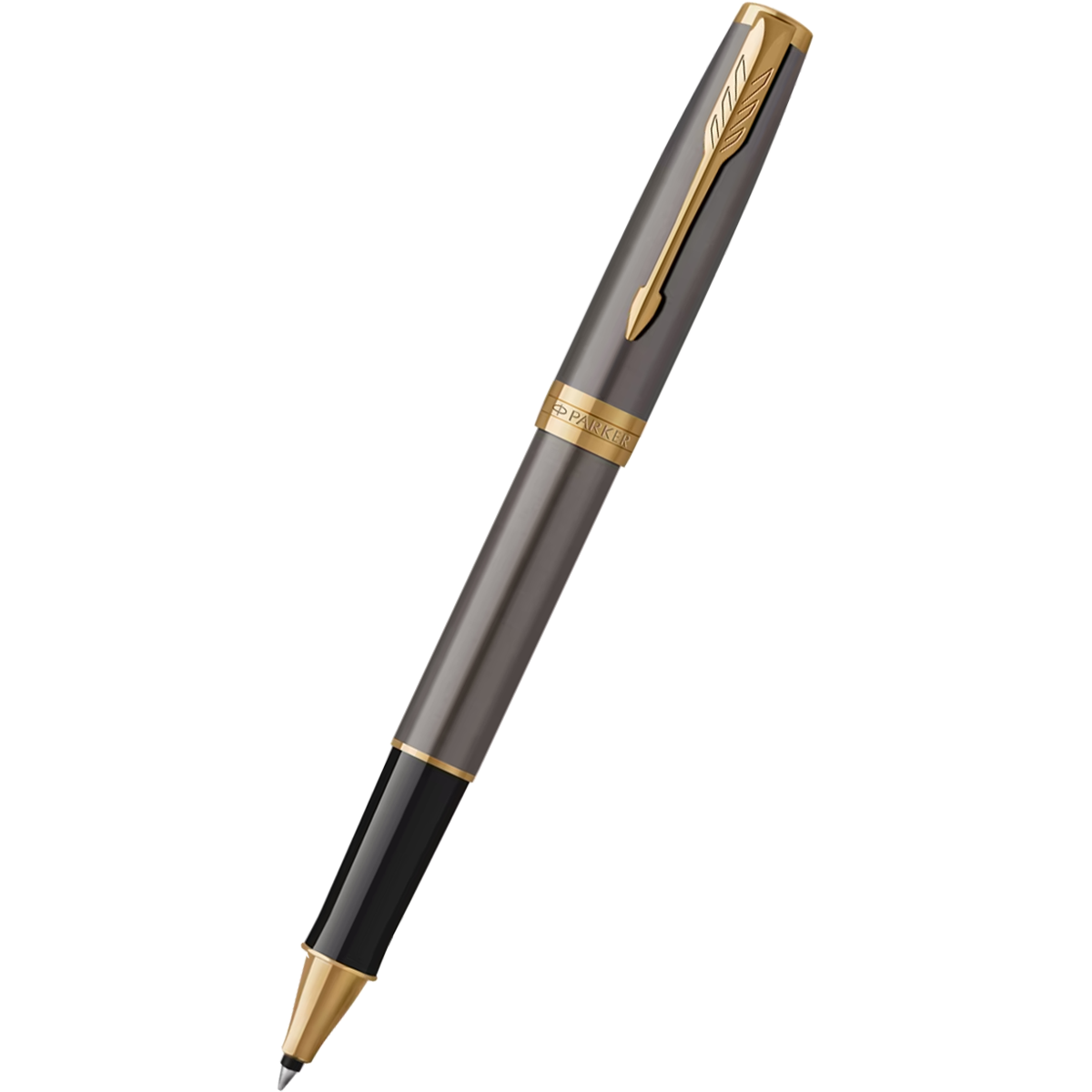Parker Sonnet Rollerball Pen - Grey - Gold Trim