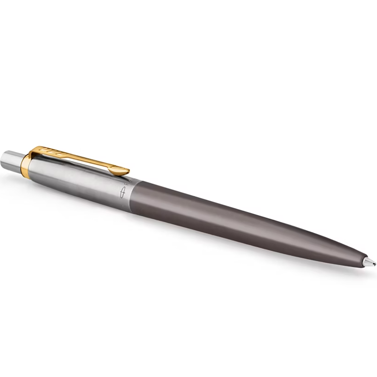 Parker Jotter Ballpoint Pen - Grey - Gold Trim