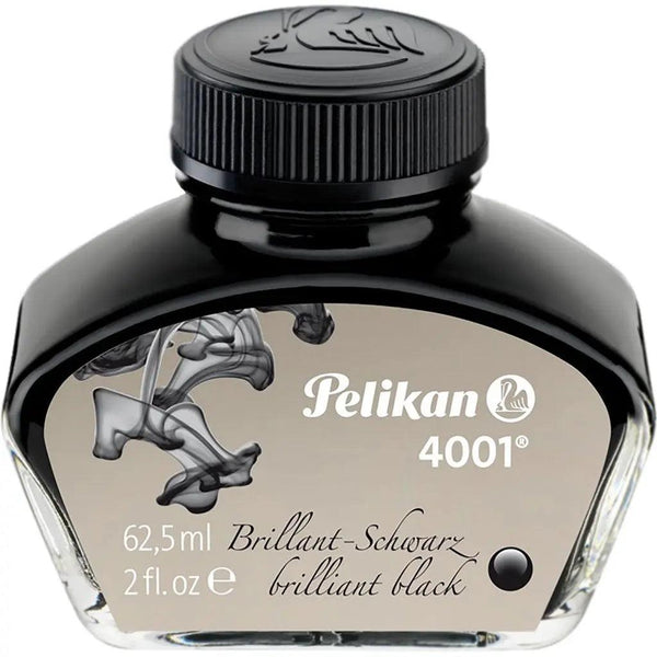 Pelikan 4001 Ink Bottle - Brilliant Black - 62.5 ml-Pen Boutique Ltd