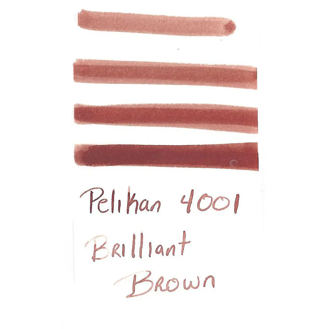 Pelikan 4001 Ink Bottle - Brown - 30ml-Pen Boutique Ltd