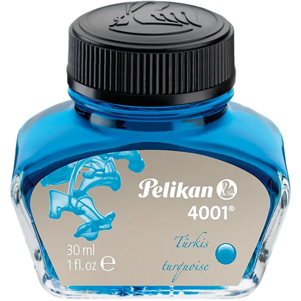 Pelikan 4001 Ink Bottle - Turquoise - 30ml-Pen Boutique Ltd