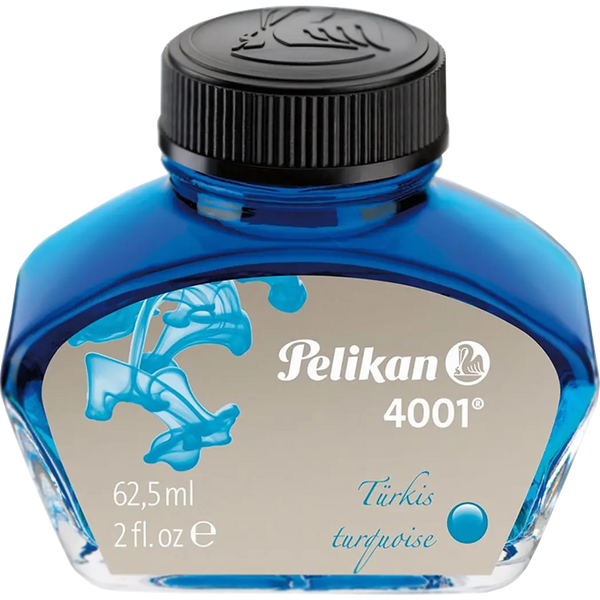 Pelikan 4001 Ink Bottle - Turquoise - 62.5ml-Pen Boutique Ltd