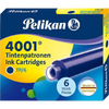Pelikan 4001 Ink Cartridges - TP6 Royal Blue - Short-Pen Boutique Ltd