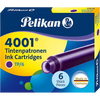 Pelikan 4001 Ink Cartridges - TP6 Violet - Short-Pen Boutique Ltd