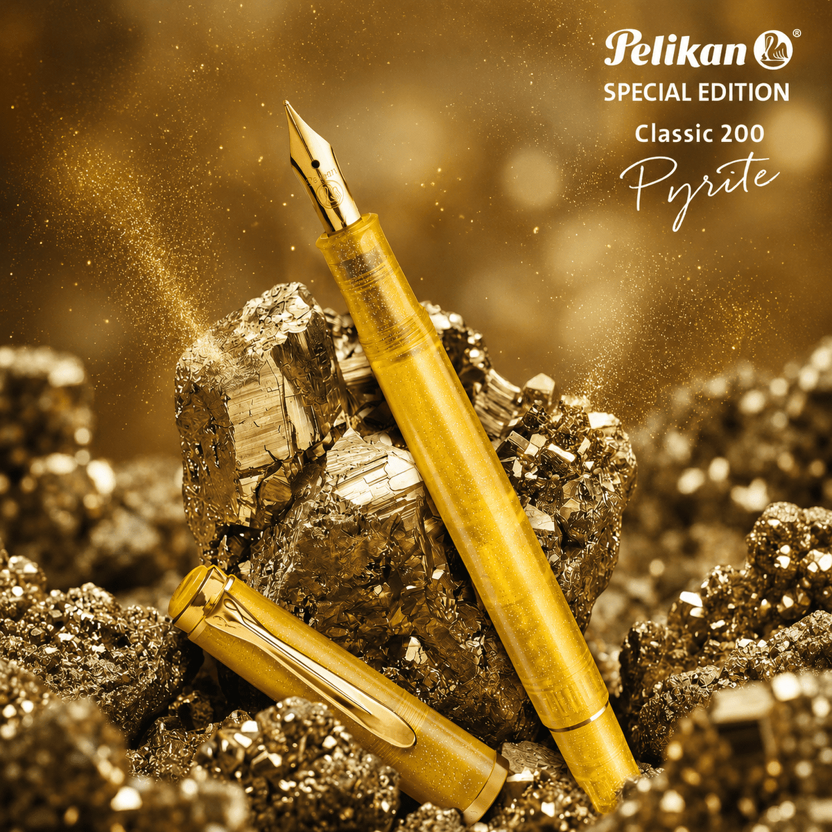 Pelikan Classic M200 Fountain Pen - Pyrite - (Special Edition) - Pen Boutique Ltd