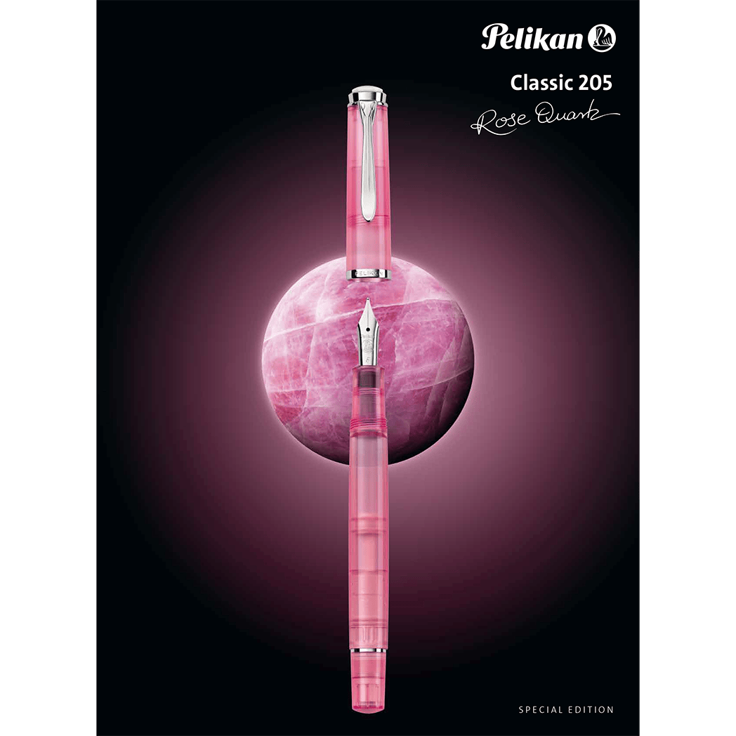 Pelikan Classic M205 Fountain Pen - Rose Quartz (Special Edition)-Pen Boutique Ltd