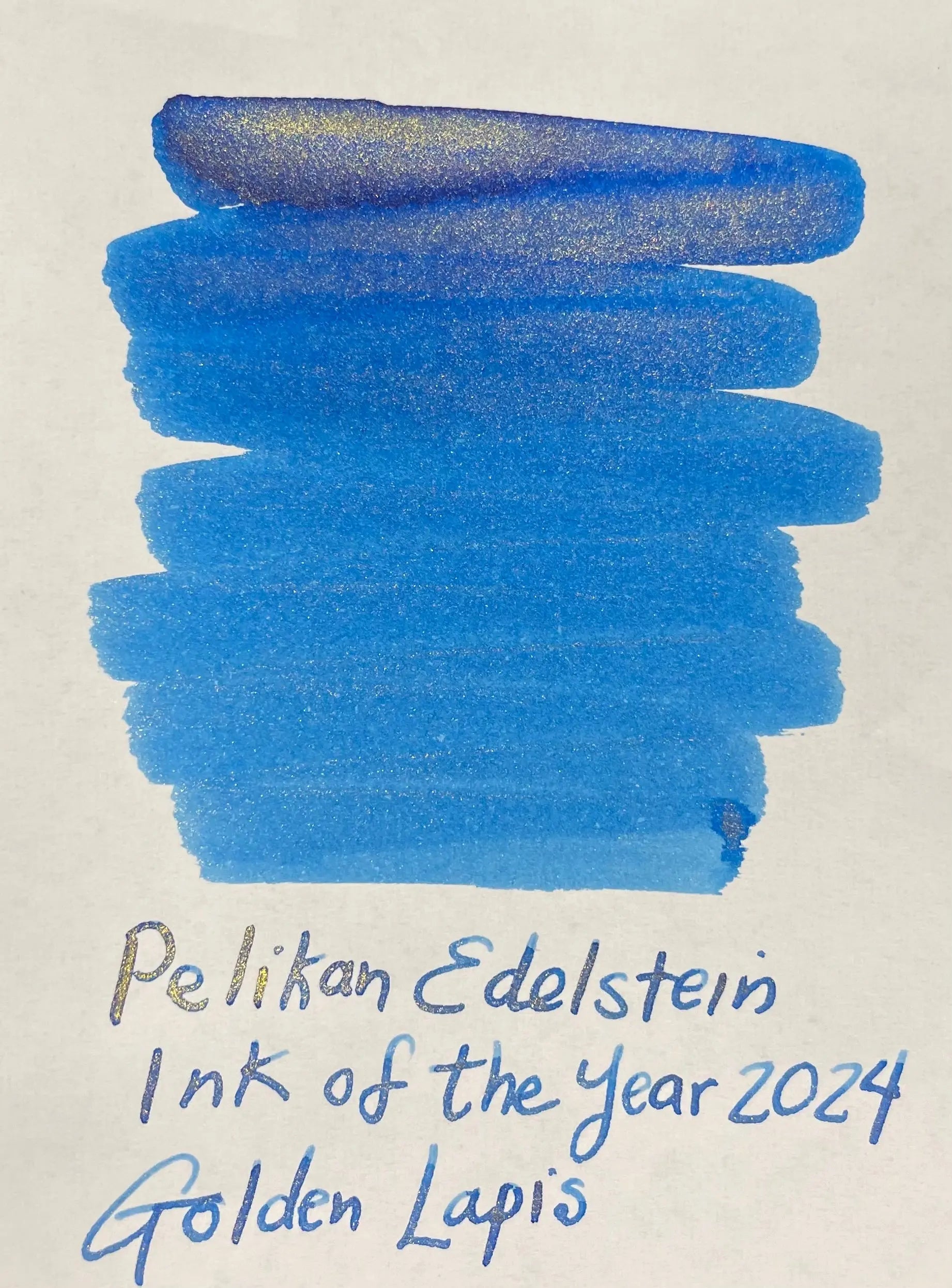 Pelikan Edelstein Ink Bottle - Golden Lapis - Ink Of The Year 2024 Pelikan-Pens