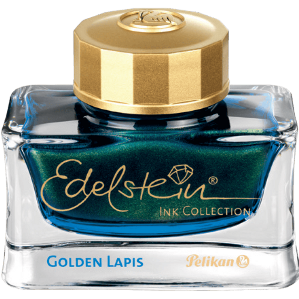 Pelikan Edelstein Ink Bottle - Golden Lapis - Ink Of The Year 2024
