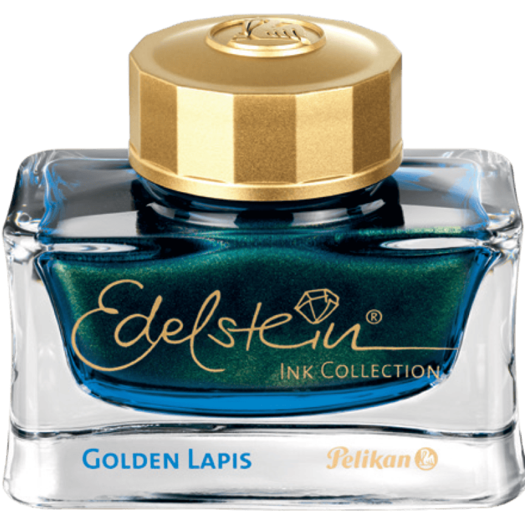 Pelikan Edelstein Ink Bottle - Golden Lapis - Ink Of The Year 2024