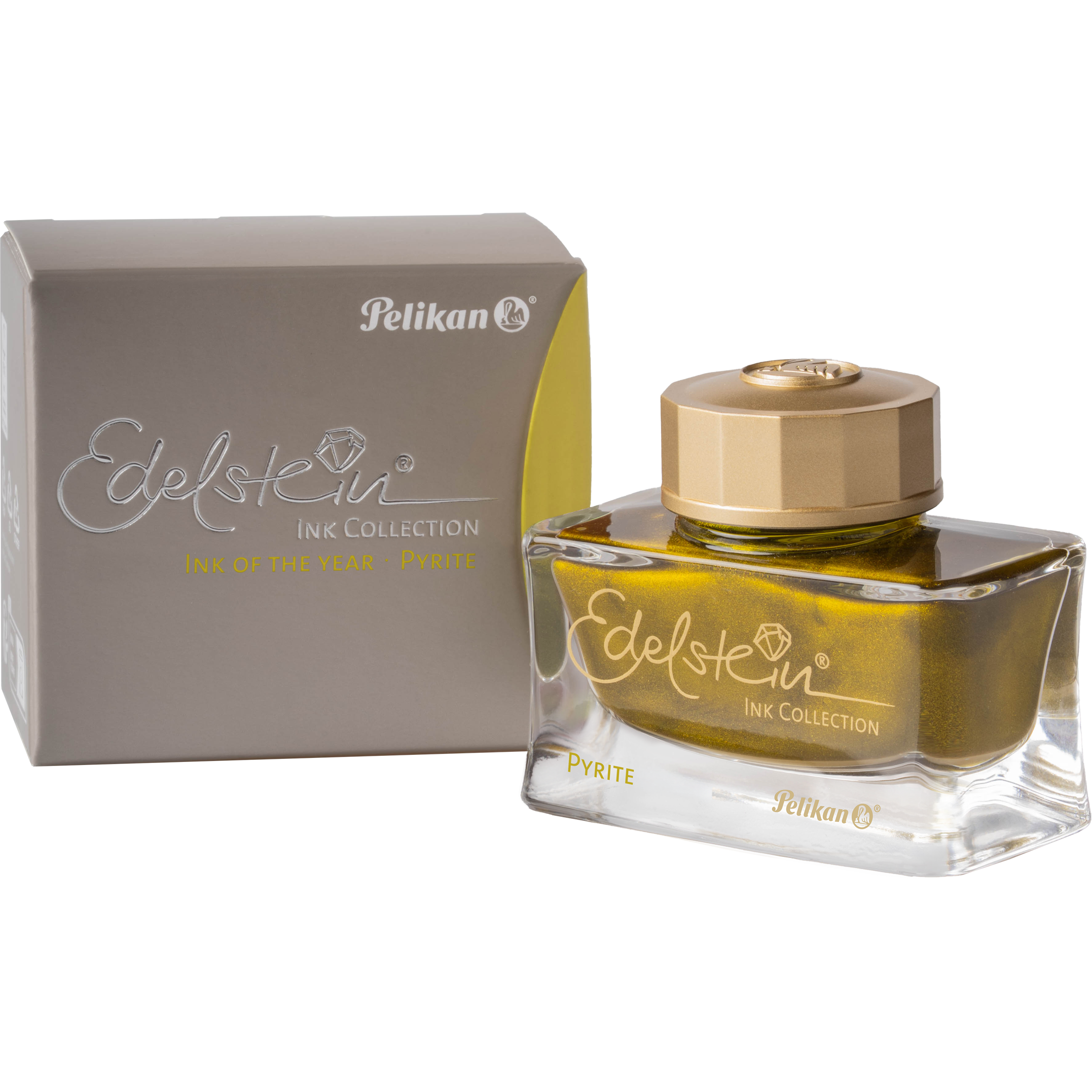 Pelikan Edelstein Ink Bottle - Pyrite - 50ml (Ink Of The Year 2026)-Pen Boutique Ltd