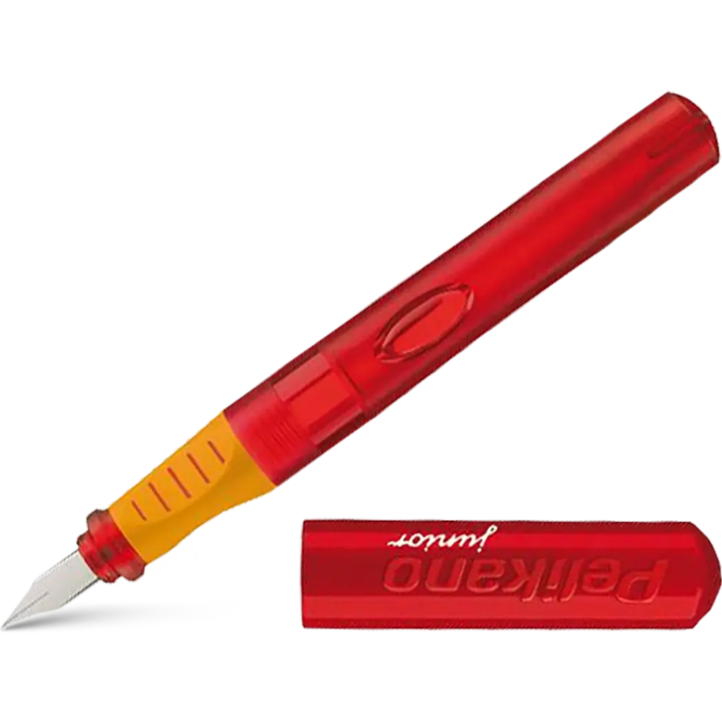 Pelikan Pelikano Junior Fountain Pen - P67 Red - Starter A Nib-Pen Boutique Ltd