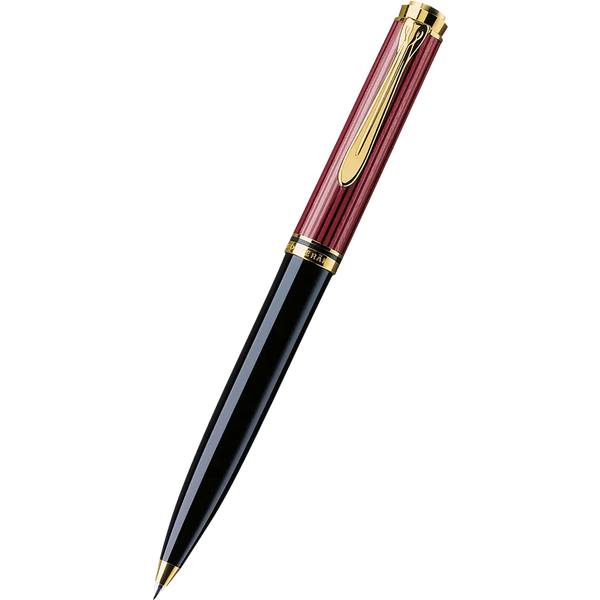 Pelikan Souveran Ballpoint Pen - K600 Black & Red Stripe-Pen Boutique Ltd