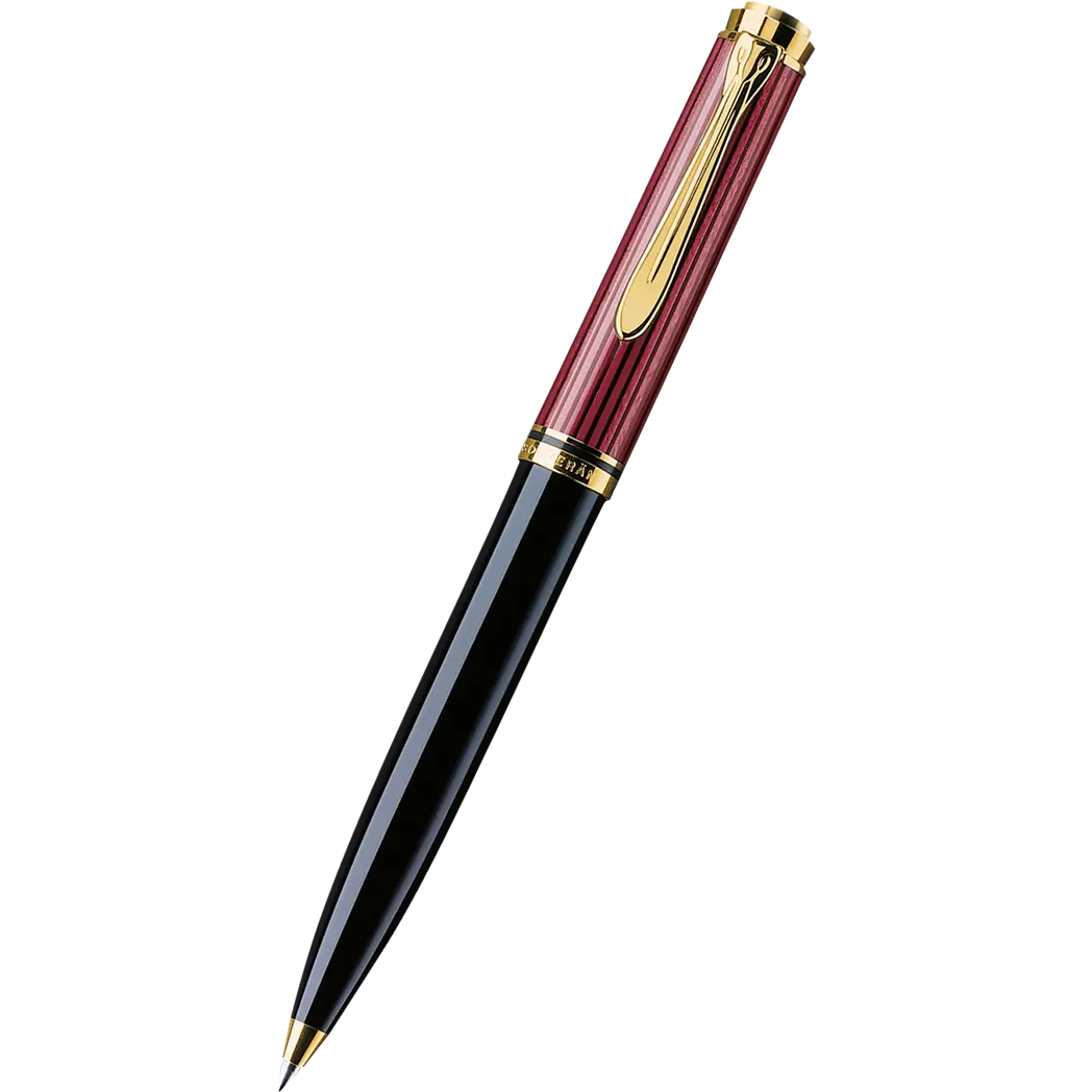 Pelikan Souveran Ballpoint Pen - K600 Black & Red Stripe-Pen Boutique Ltd