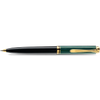 Pelikan Souveran Ballpoint Pen - K800 Black & Green Stripe-Pen Boutique Ltd