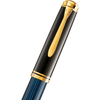 Pelikan Souveran Fountain Pen - M1000 Black & Blue-Pen Boutique Ltd