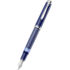 Pelikan Souveran Fountain Pen - M815 Metal Striped Blue (Special Edition)-Pen Boutique Ltd